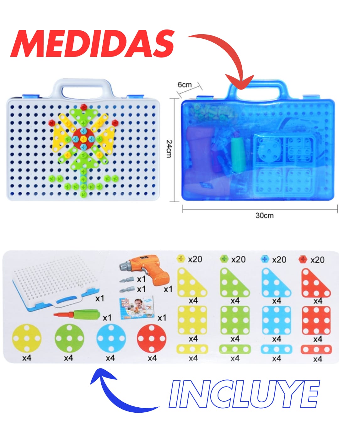 ¡𝗧𝗔𝗟𝗔𝗗𝗥𝗢 𝗘𝗟𝗘𝗖𝗧𝗥𝗜𝗖𝗢 + 𝗖𝗔𝗝𝗔 𝗛𝗘𝗥𝗥𝗔𝗠𝗜𝗘𝗡𝗧𝗔𝗦 𝟮𝟱𝟬 𝗣𝗜𝗘𝗭𝗔𝗦! 🪛